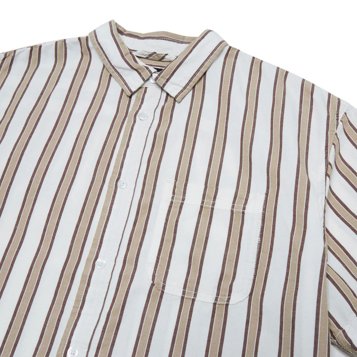 Vans Lawson Stripe Shirt - White/Potting Soil - Image 3
