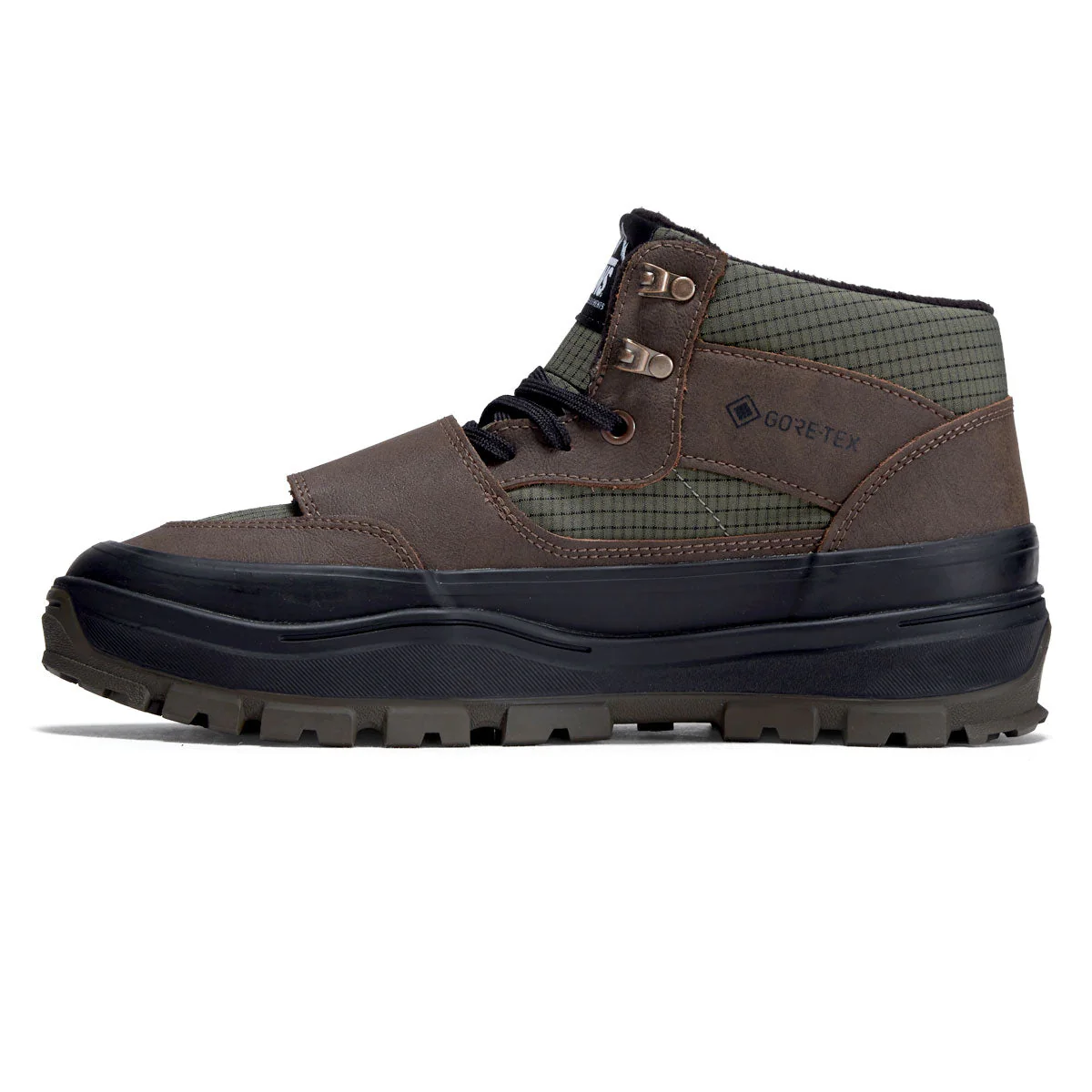 Vans Mountain Mid Gore-Tex Insulated MTE Shoes - Dark Green/Dark Brown - Image 2