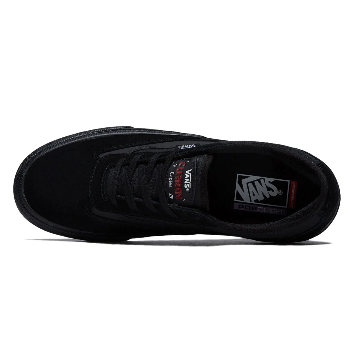 Vans Skate Curren Caples Shoes - Black/Black - Image 3