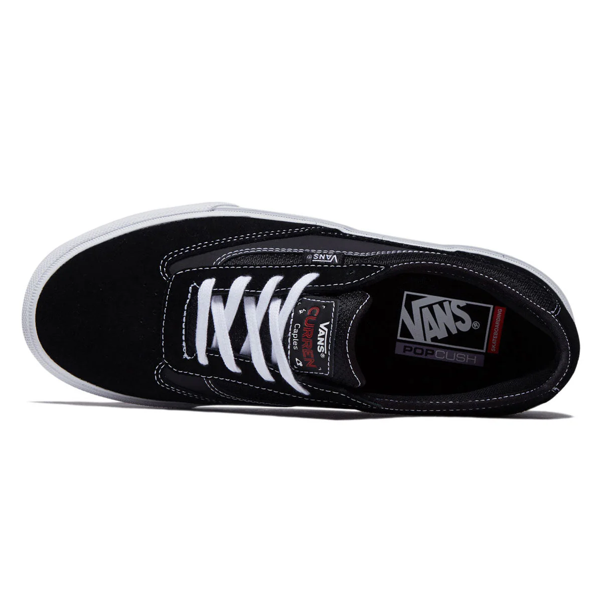 Vans Skate Curren Caples Shoes - Gum Black/White - Image 3