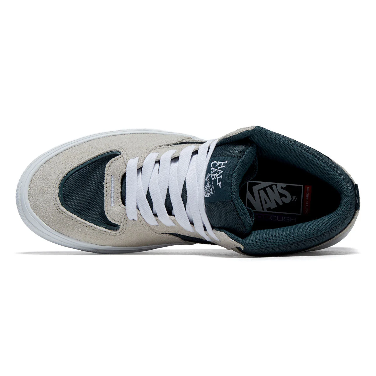 Vans Skate Half Cab Wafflecup Shoes - Oatmeal/Deep Teal - Image 3