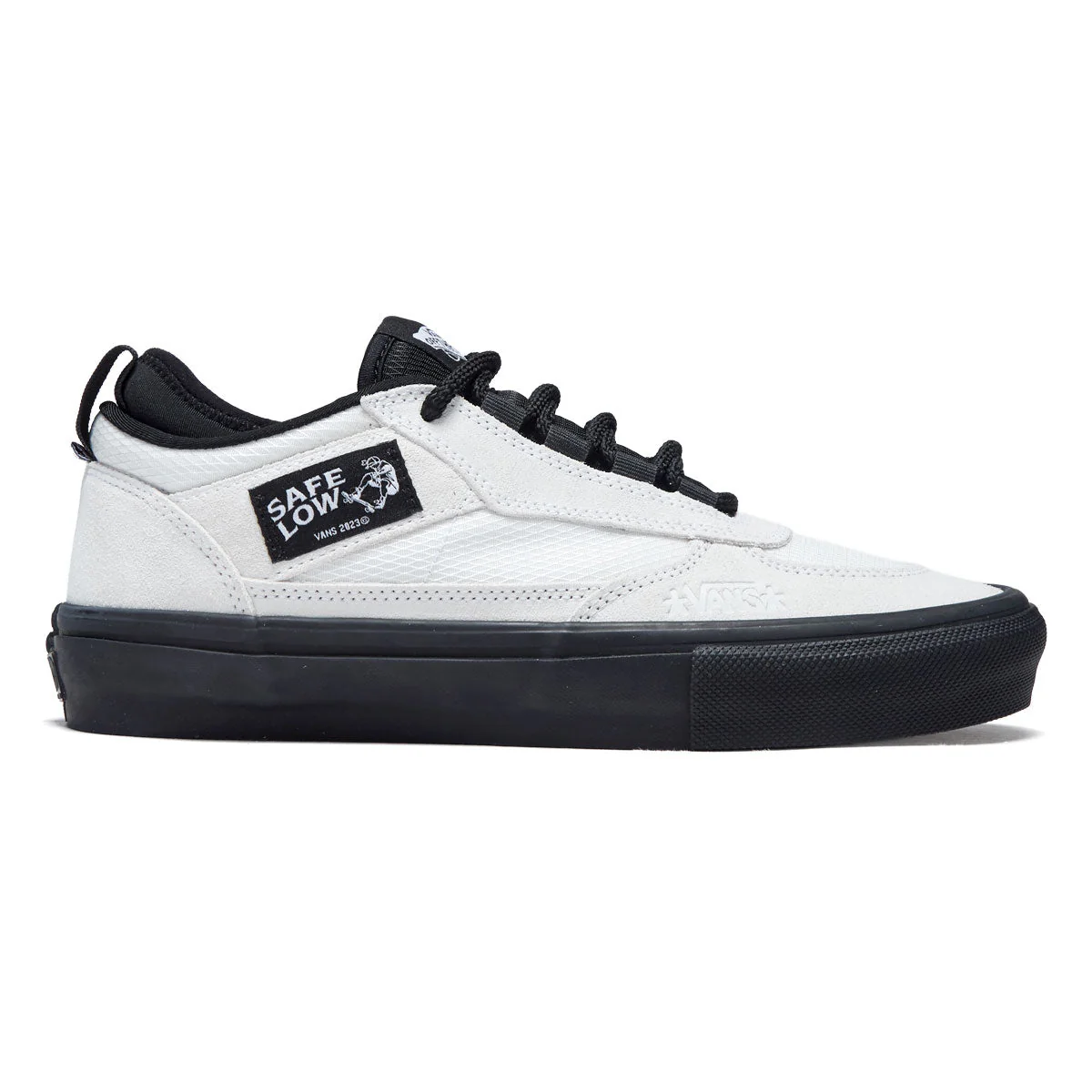 Vans Skate x Atiba Safe Low Shoes - Bone White/Black