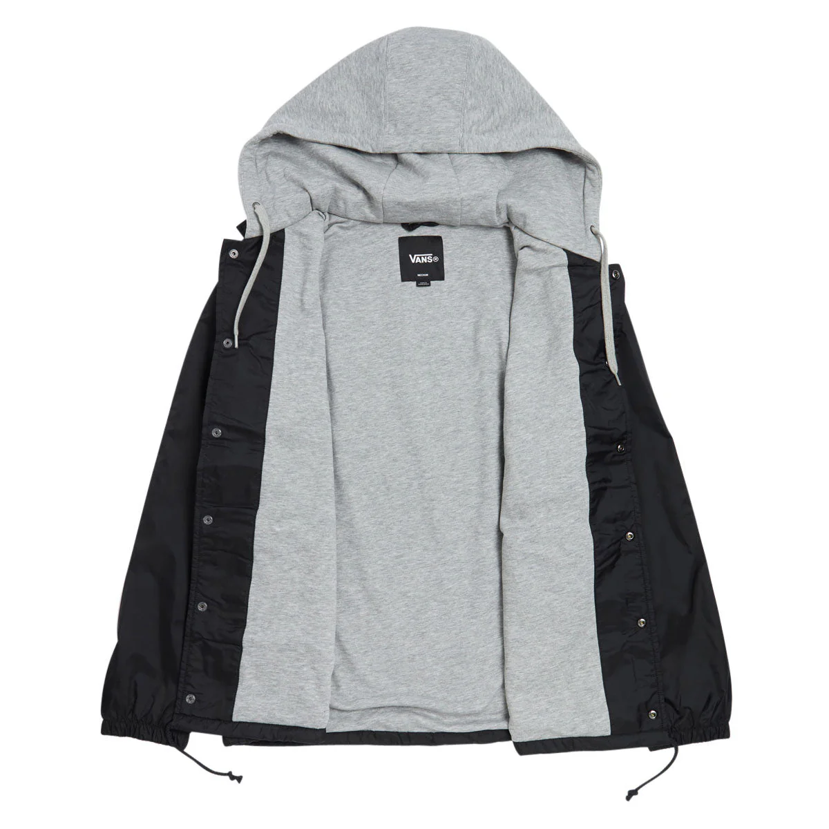 Vans Torrey Hooded Coaches Jacket - Black - Image 3