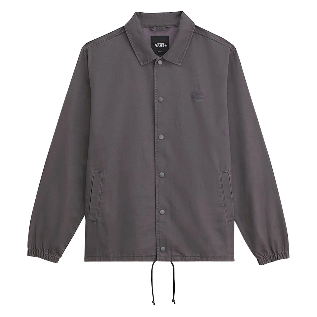 Vans Torrey Pigment Canvas Coaches Jacket - Asphalt