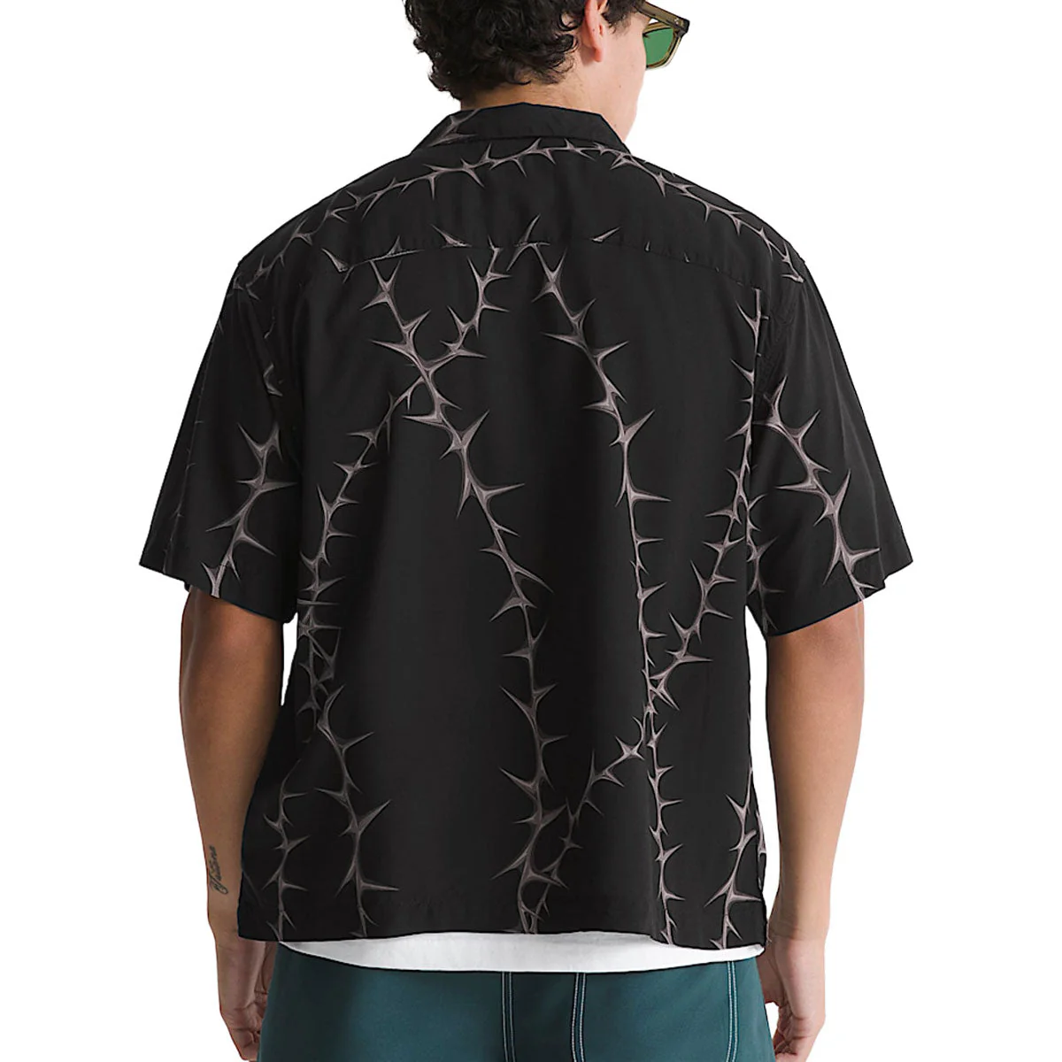 Vans Van Doren Printed Camp Shirt - Black - Image 3