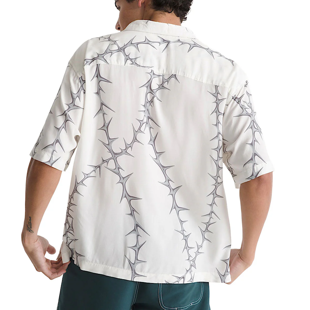 Vans Van Doren Printed Camp Shirt - White - Image 3