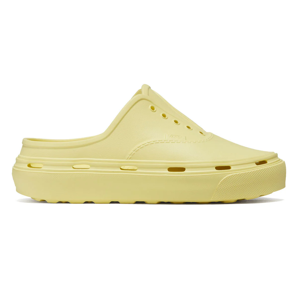 Vans Womens Authentic Foam Mule Shoes - Faded Yellow