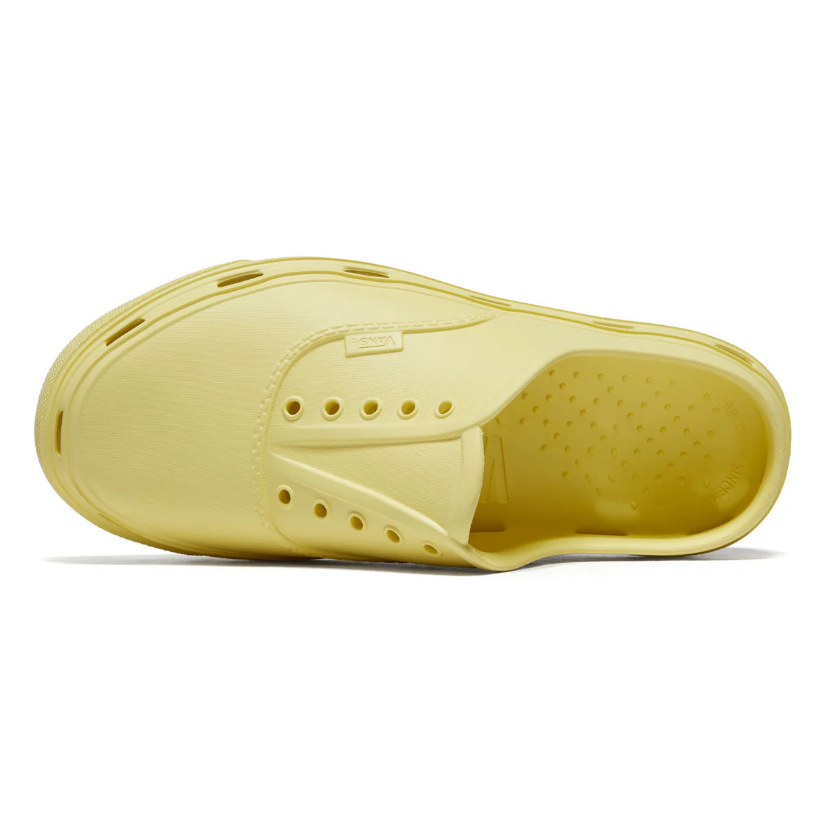 Vans Womens Authentic Foam Mule Shoes - Faded Yellow - Image 3