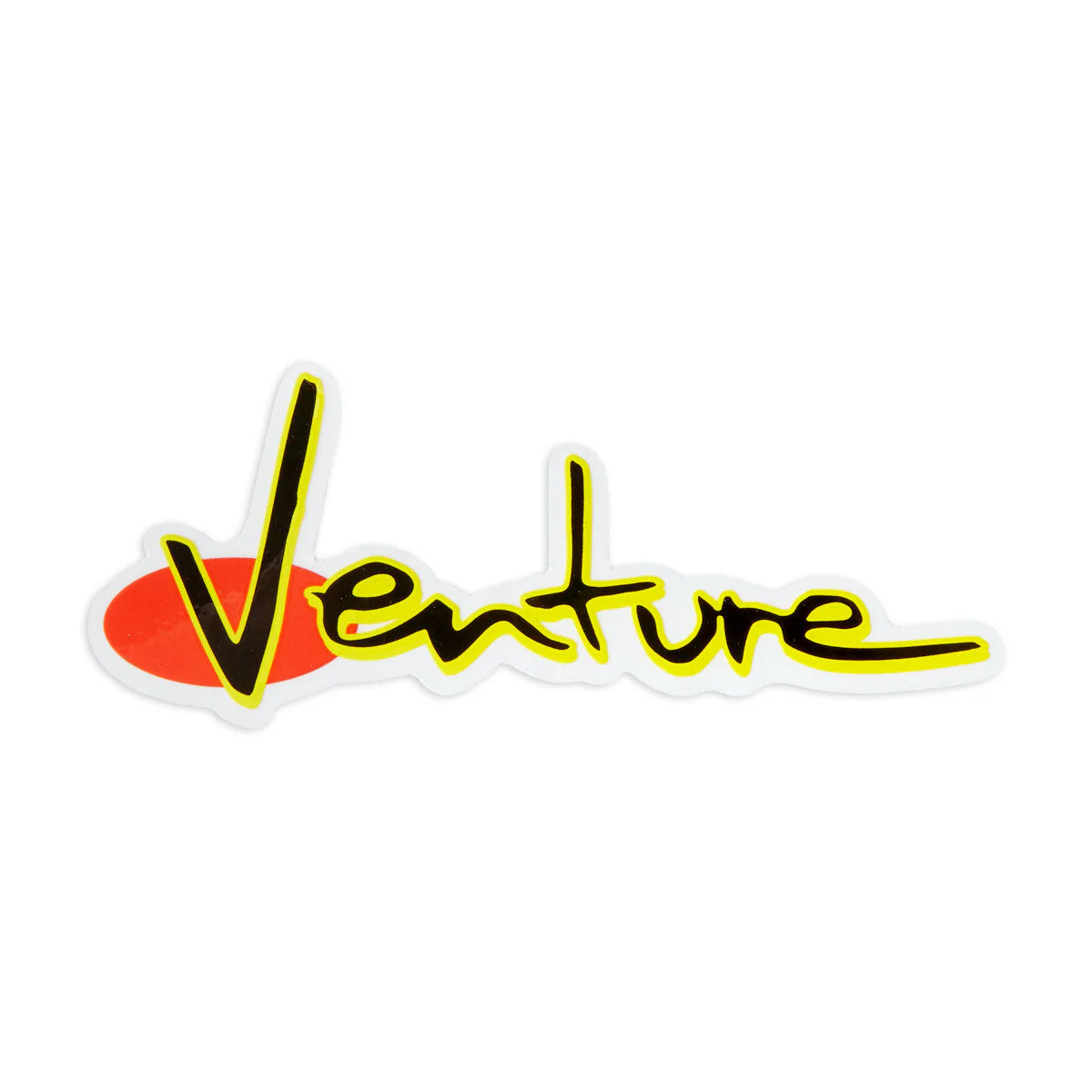 Venture '92 Diecut MD Sticker - Black