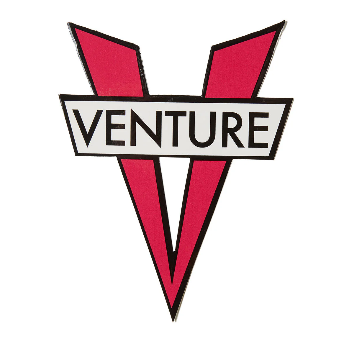 Venture V Die-Cut MD Sticker - Pink