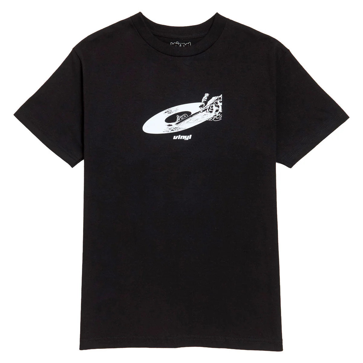 Vinyl Record T-Shirt - Black