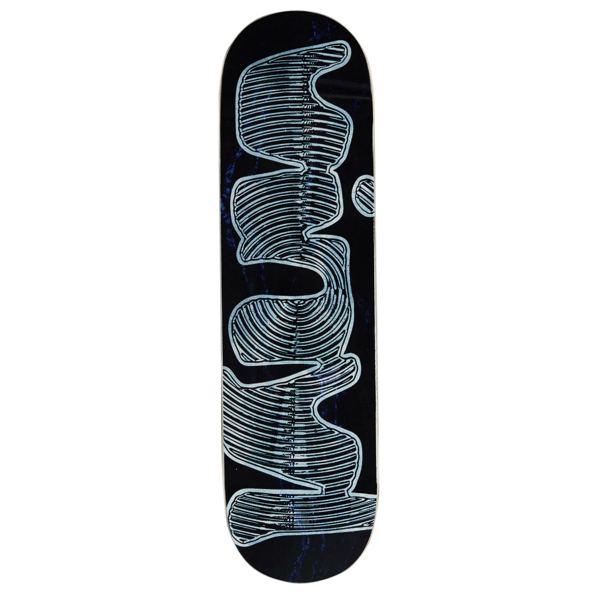 Vinyl Spiral Skateboard Deck - Blue Marble - 8.38"