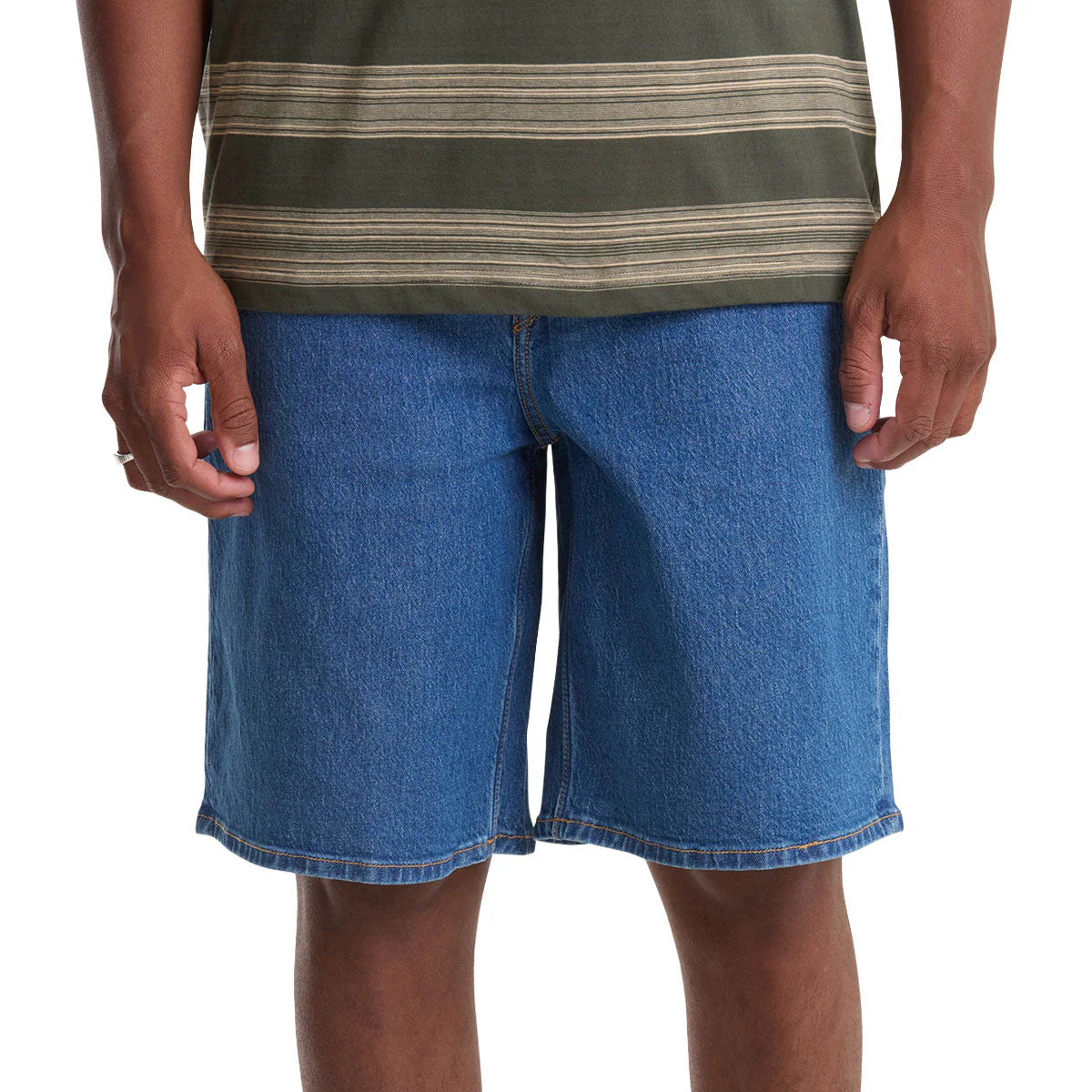 Volcom Billow Denim 22 Shorts - Bold Blue - Image 2