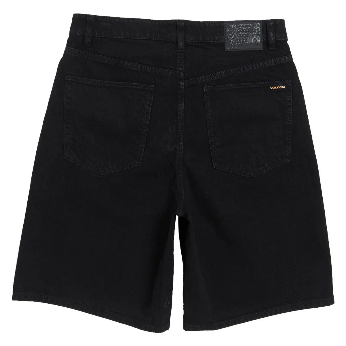 Volcom Billow Denim 22 Shorts - New Black - Image 2