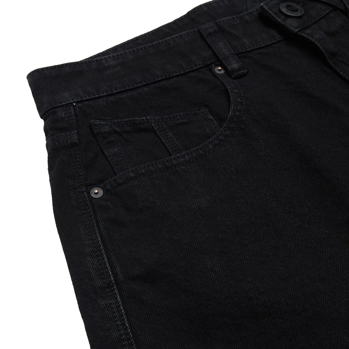 Volcom Billow Denim 22 Shorts - New Black - Image 3