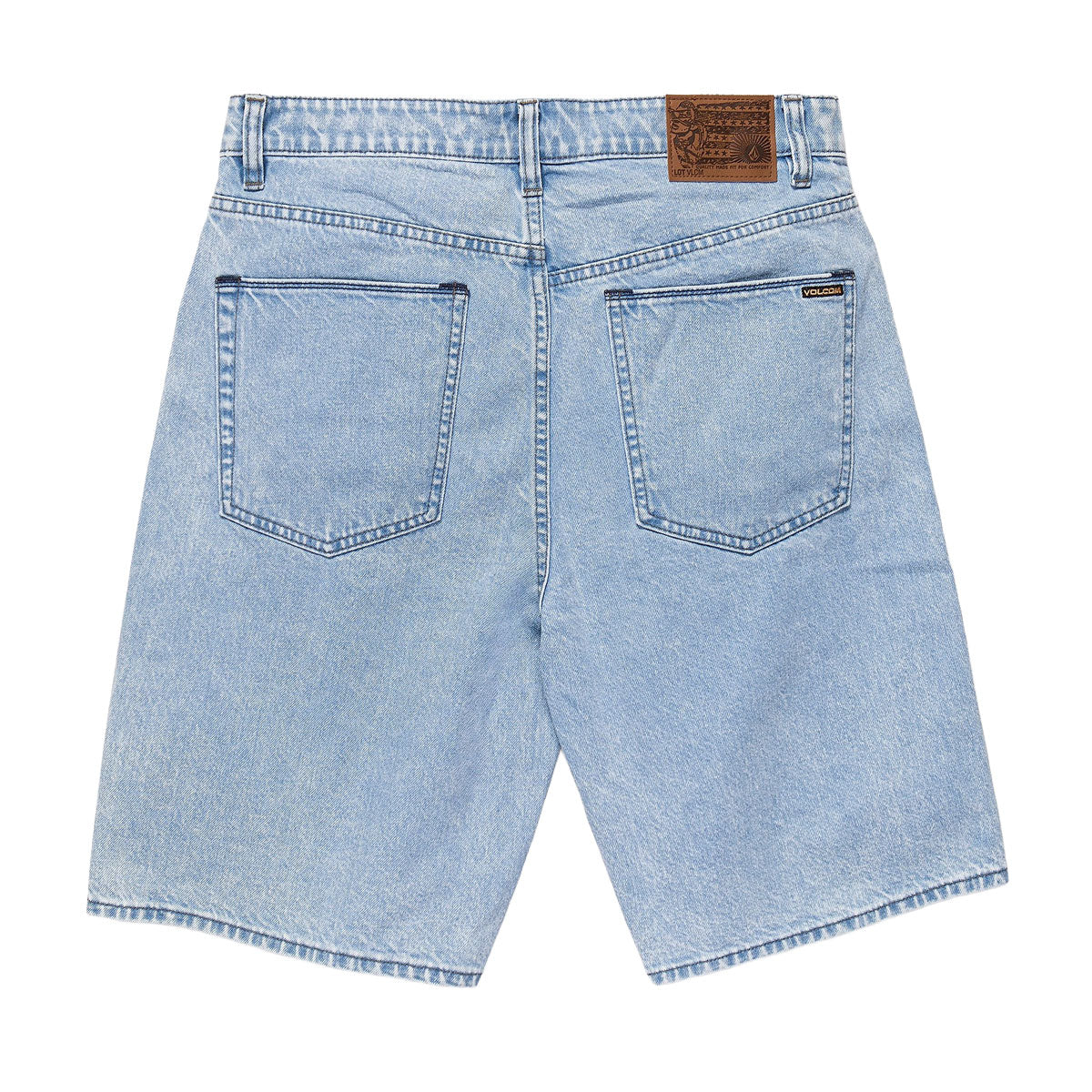 Volcom Billow Denim 22 Shorts - Pale Aqua - Image 2