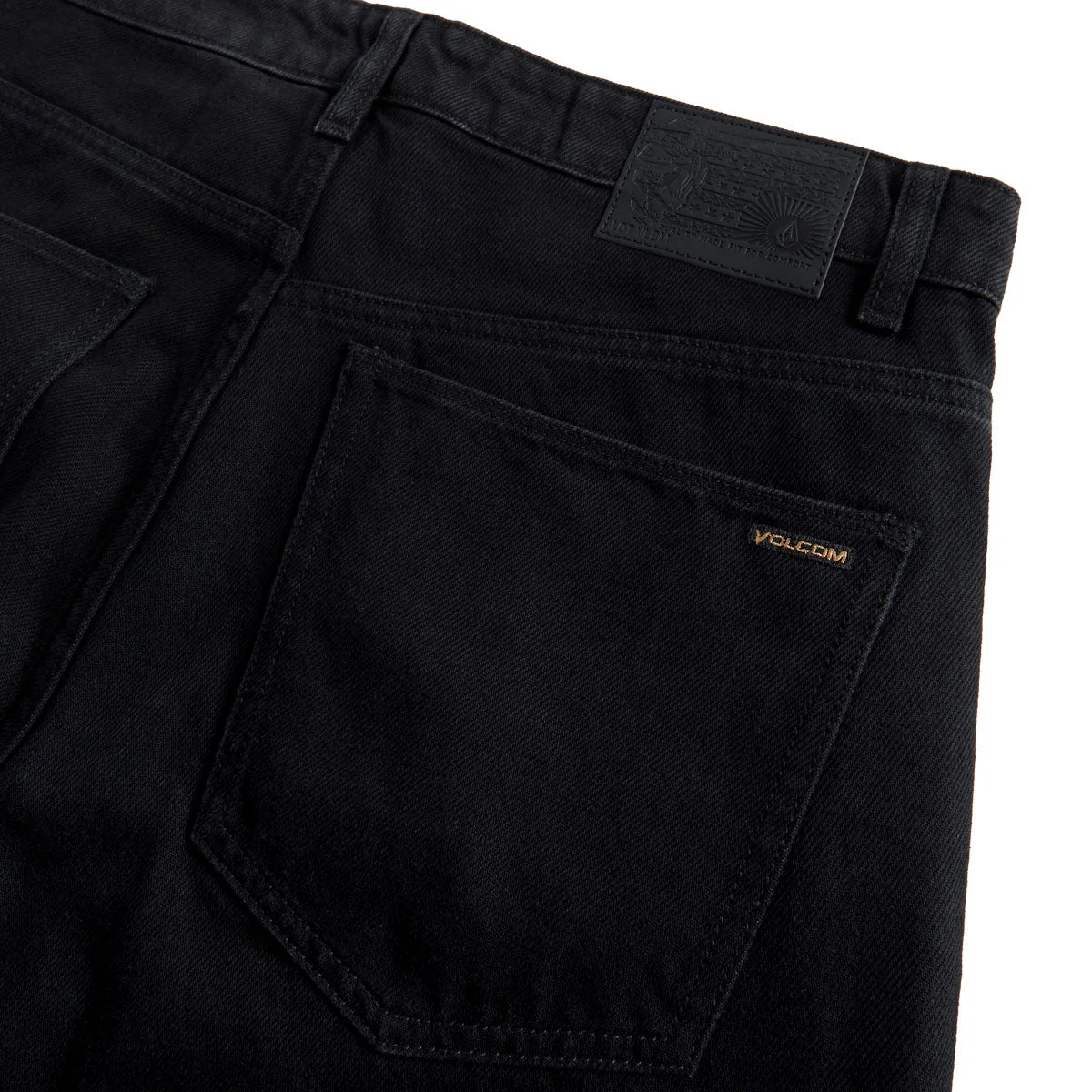 Volcom Billow Denim Jeans - New Black 2025 - Image 5