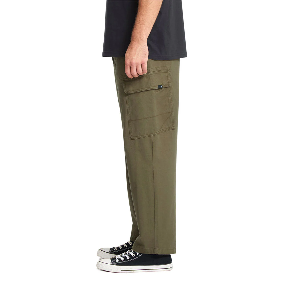 Volcom Billow Tapered Ew Cargo Pants - Sage Leaf - Image 3