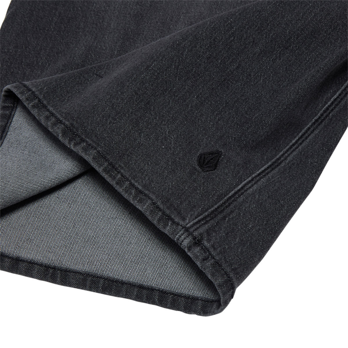 Volcom Chillow Denim 24 Shorts - Black Grey - Image 5