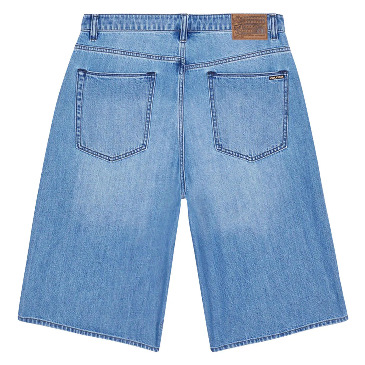 Volcom Chillow Denim 24 Shorts - Dirty Cowboy Blues - Image 2