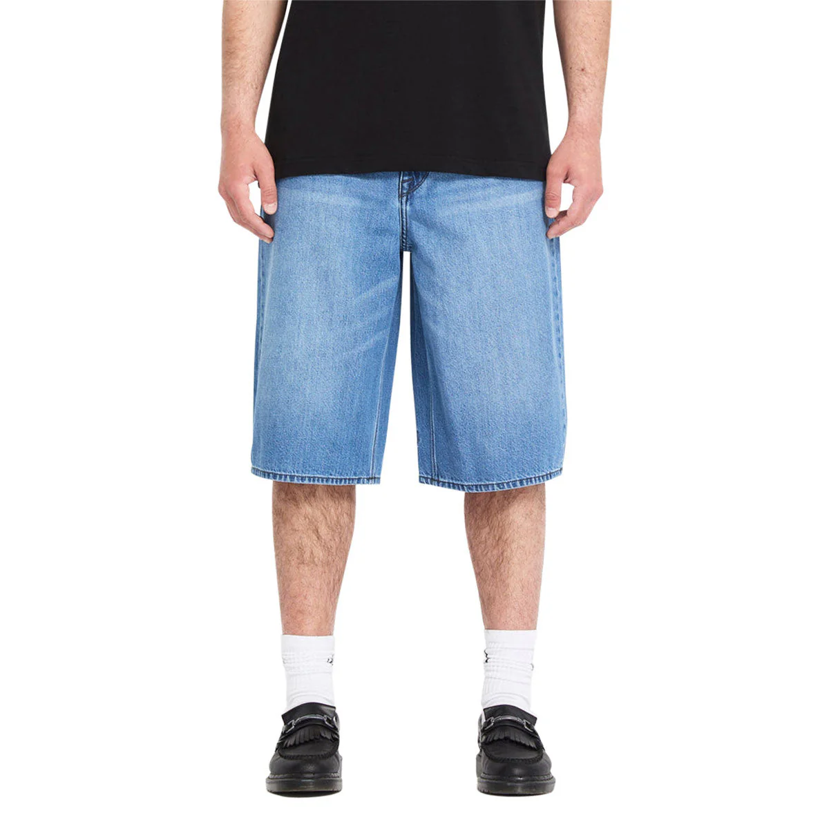 Volcom Chillow Denim 24 Shorts - Dirty Cowboy Blues - Image 3