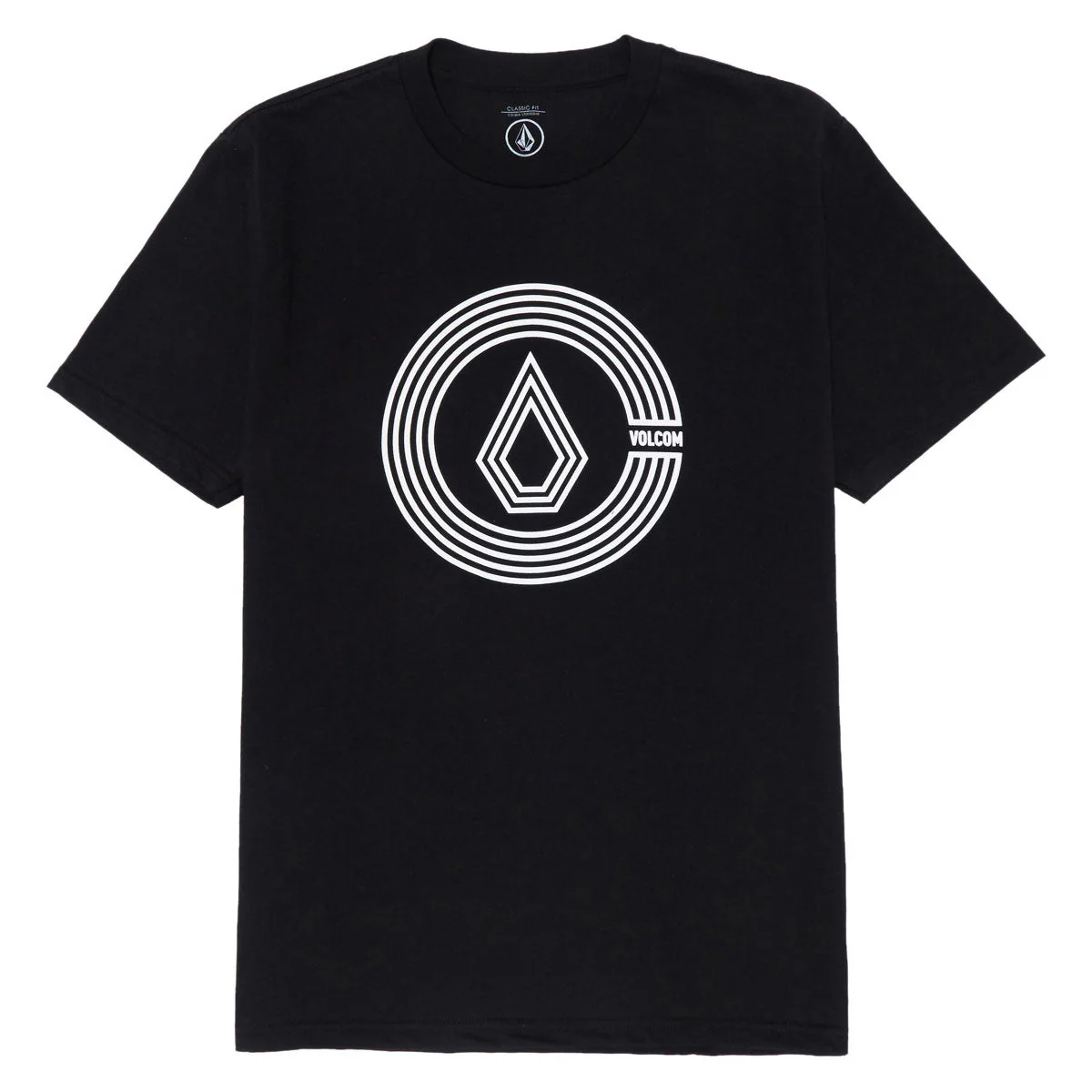 Volcom Circle Split T-Shirt - Black