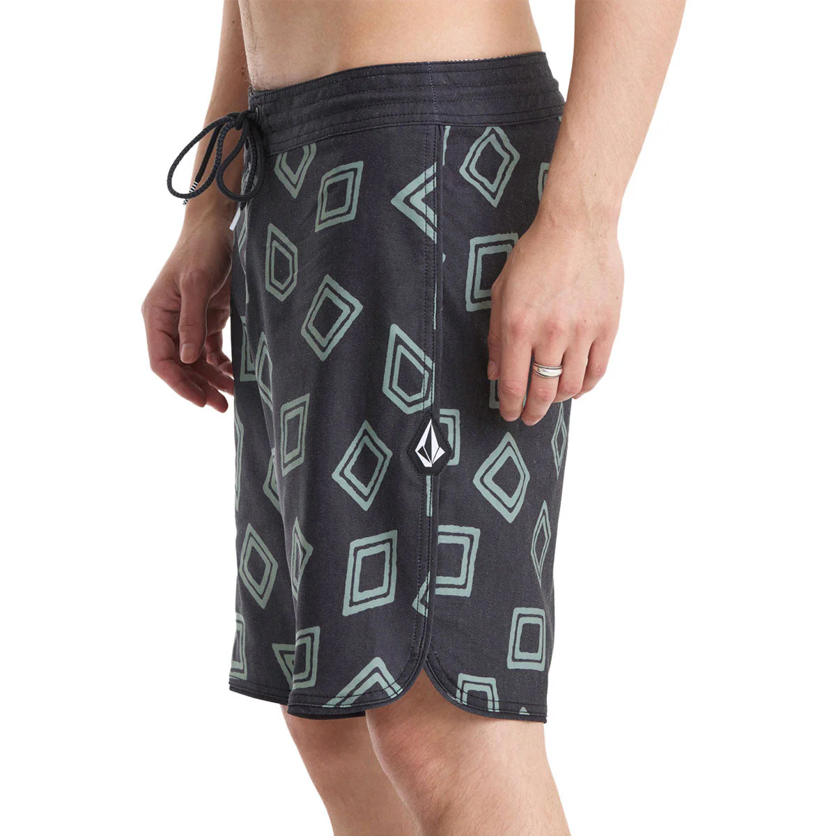 Volcom Contact Scallop Stny 19 Boardshorts - Black - Image 4