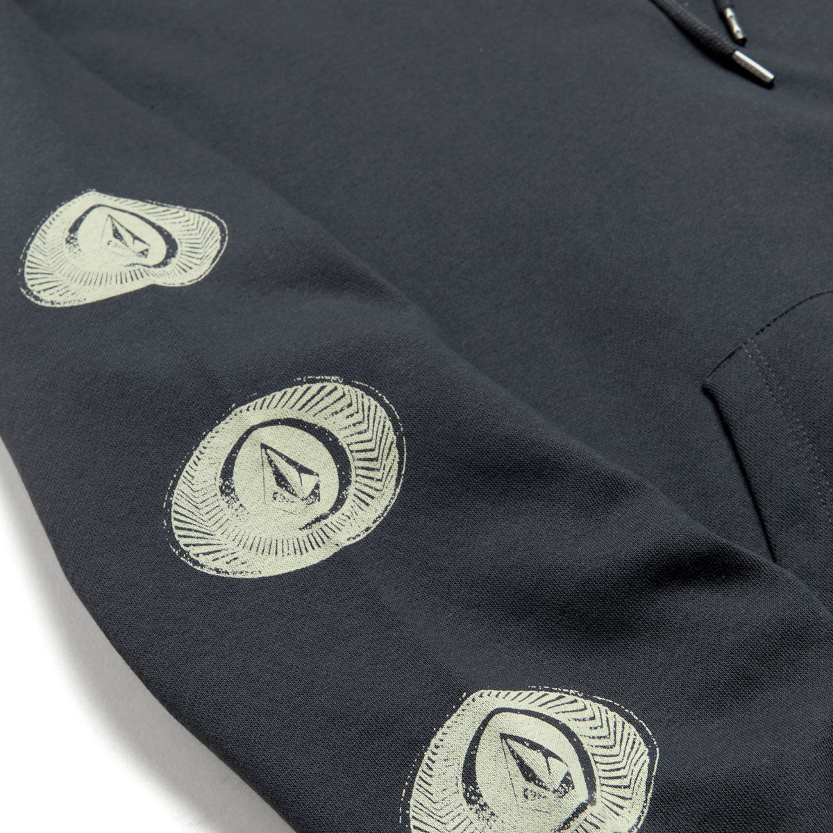 Volcom Exacto Hoodie - Washed Black Heather - Image 3