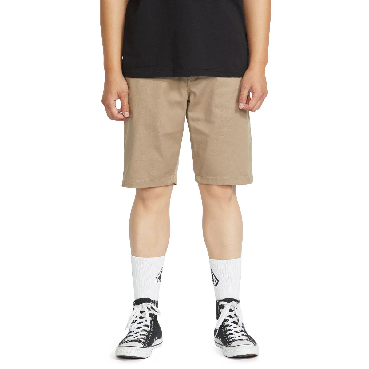 Volcom Frickin Modern Stretch 21 Shorts - Khaki 2025 - Image 2