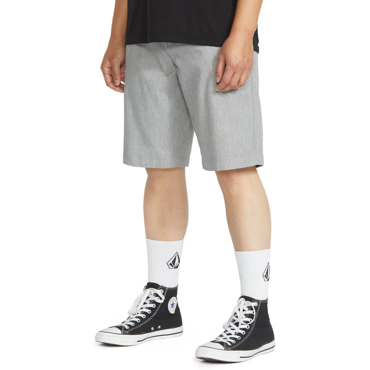 Volcom Frickin Modern Stretch 21 Shorts - Tower Grey - Image 5