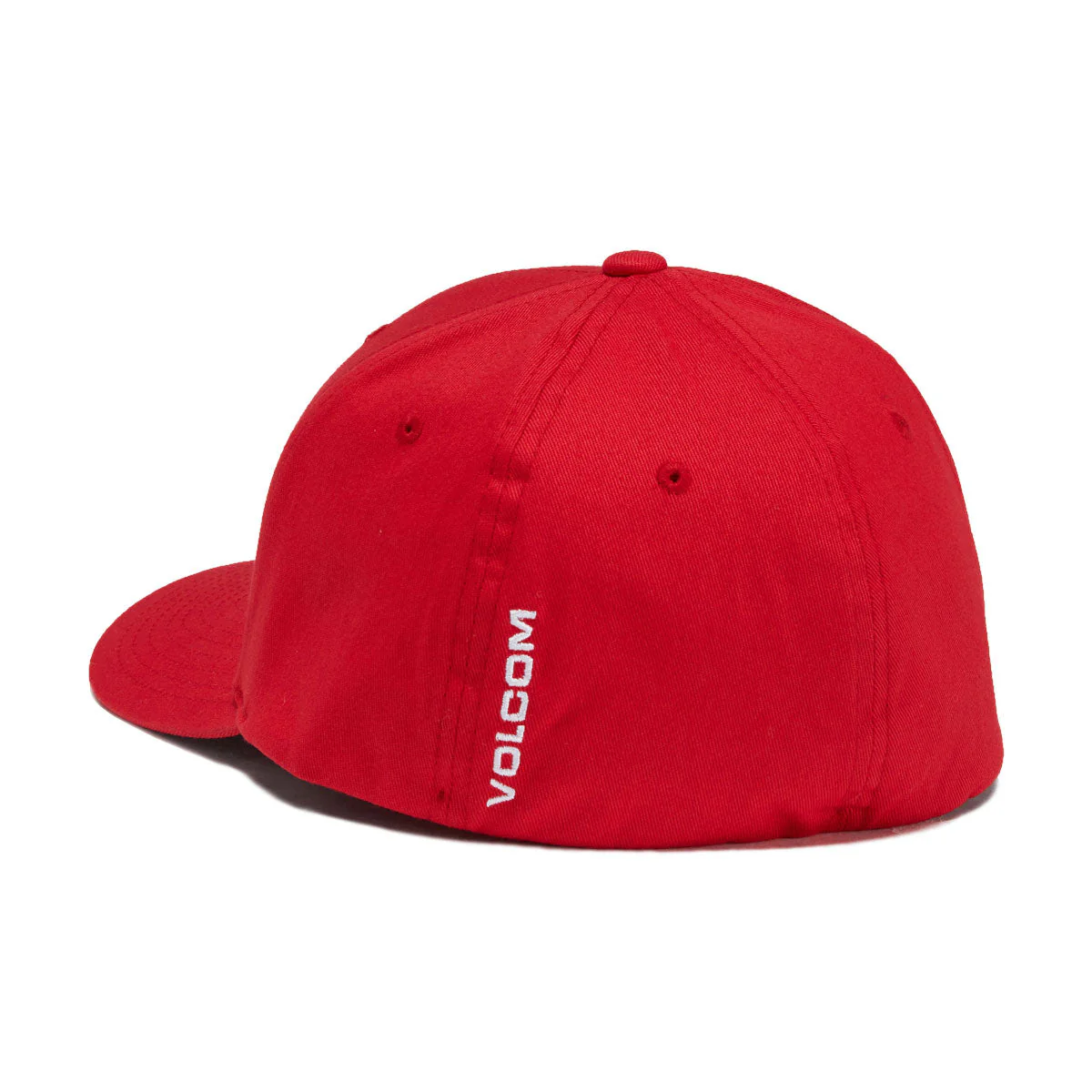 Volcom Full Stone Flexfit Hat - Ribbon Red - Image 2