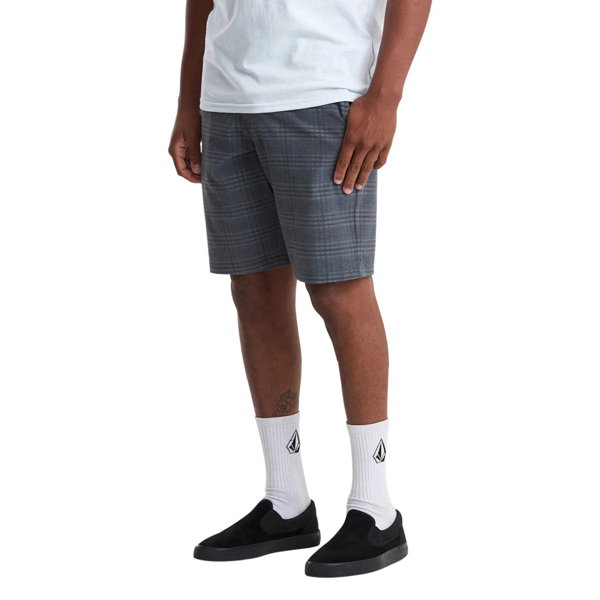Volcom Mix Frickin Cross Shred 20 Shorts - Dark Slate - Image 4