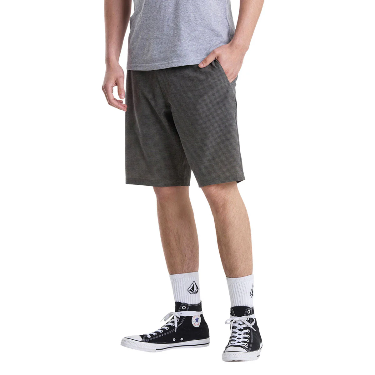 Volcom Mix Frickin Cross Shred 20 Shorts - Sage Leaf - Image 3