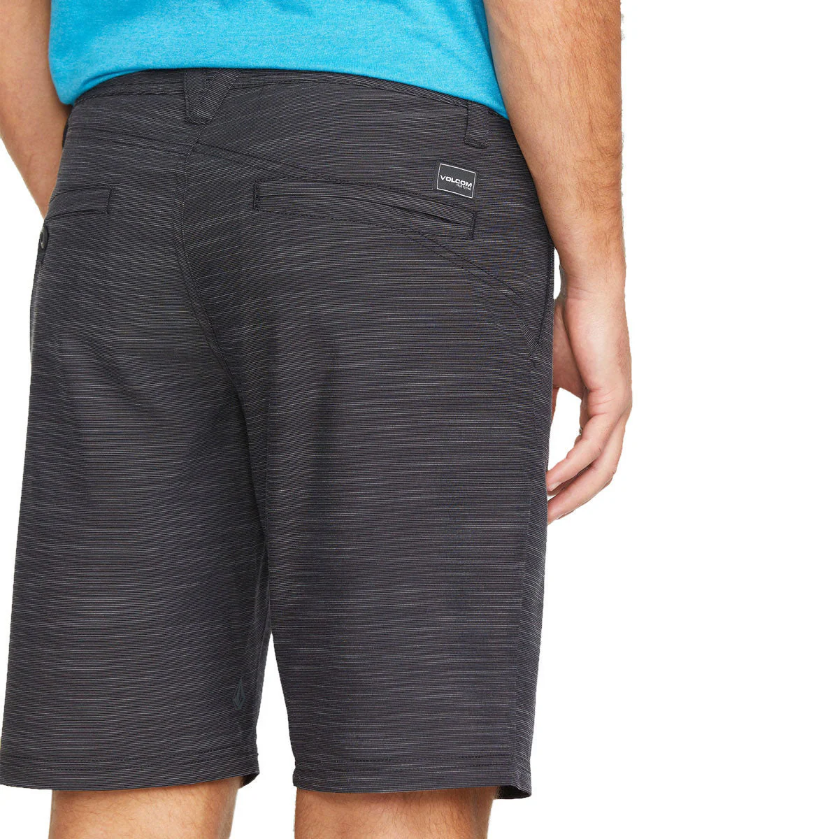 Volcom Slub Frickin Cross Shred Hybrid 20 Shorts - Black - Image 5