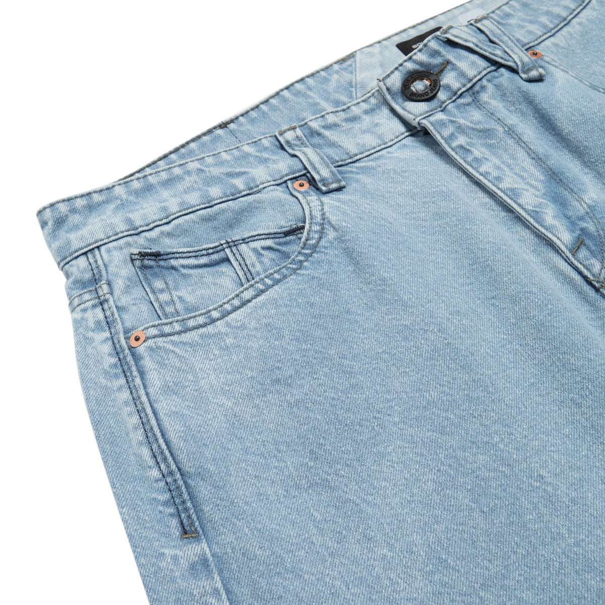 Volcom Solver Denim Jeans - Pale Aqua - Image 3