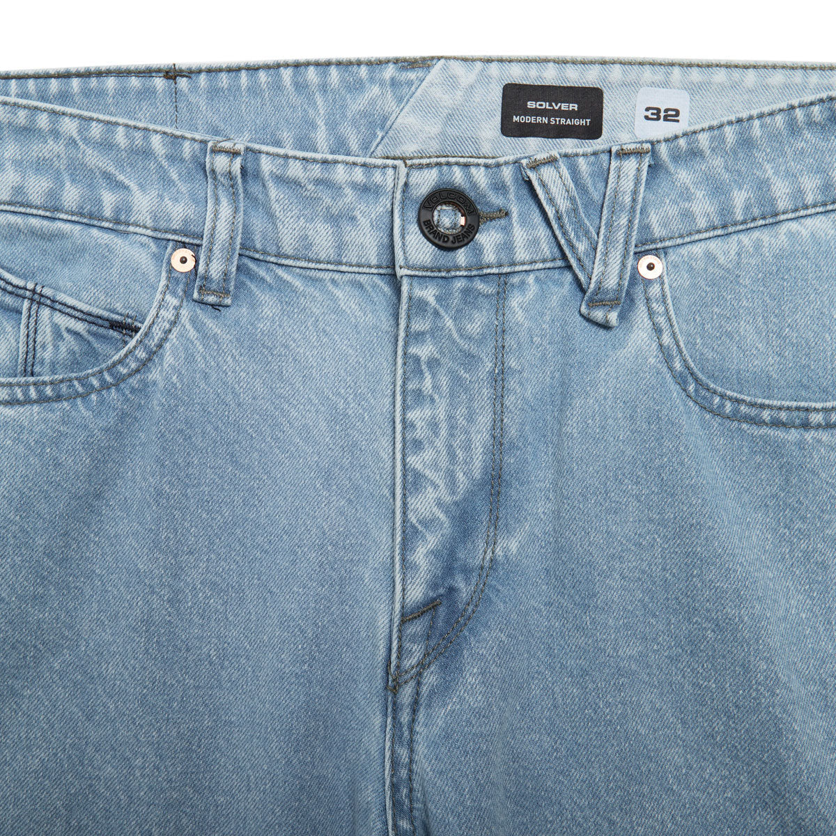 Volcom Solver Denim Jeans - Pale Aqua - Image 4