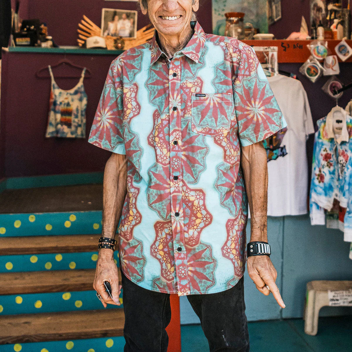 Volcom Star Shields FA Shirt - Castlerock - Image 4