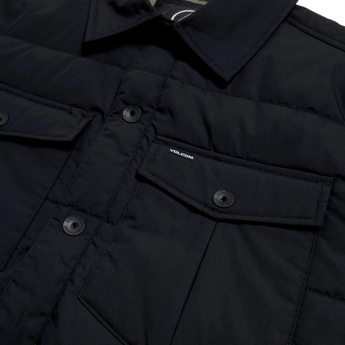 Volcom Westmead Quilted Jacket - Black - Image 4