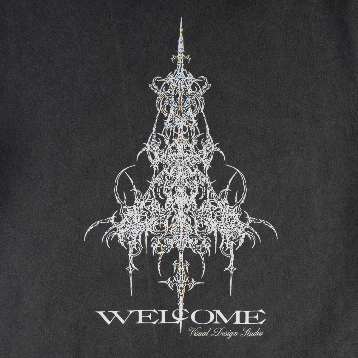 Welcome Chandelier T-Shirt - Vintage Black - Image 3