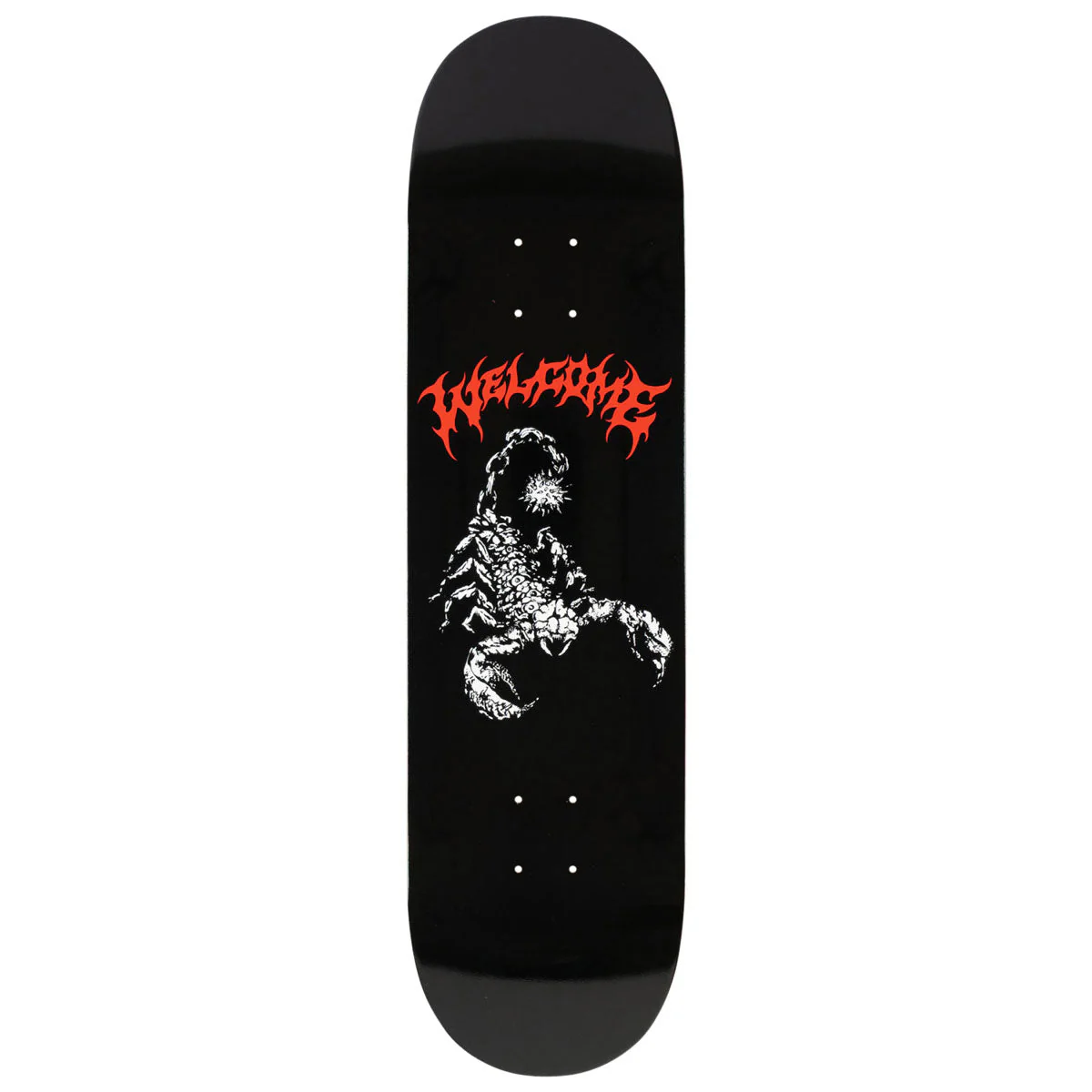 Welcome Mace Skateboard Deck - Black - 8.25"