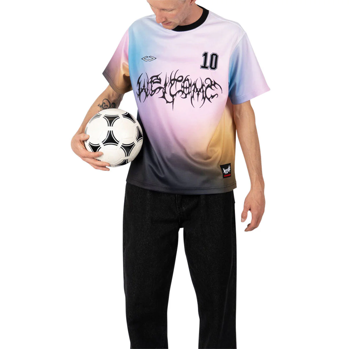 Welcome Pitch Micromesh Soccer Jersey - Multi - Image 4