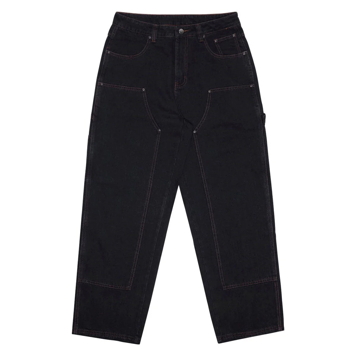 WKND Damn Near Carpenter Double Knee Jeans - Black