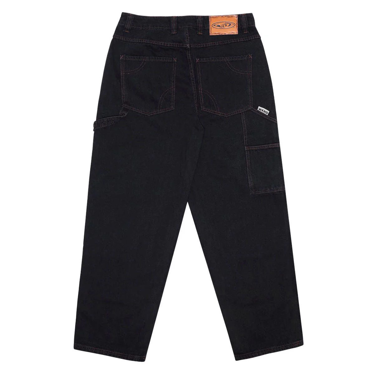 WKND Damn Near Carpenter Double Knee Jeans - Black - Image 2