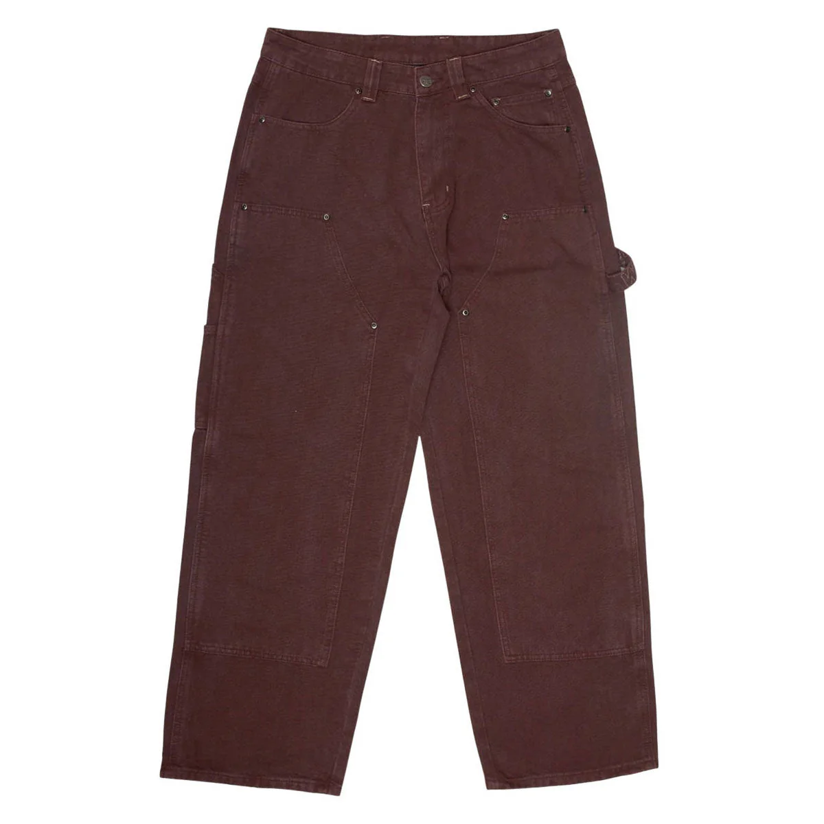 WKND Damn Near Carpenter Single Knee Canvas Pants - Brown