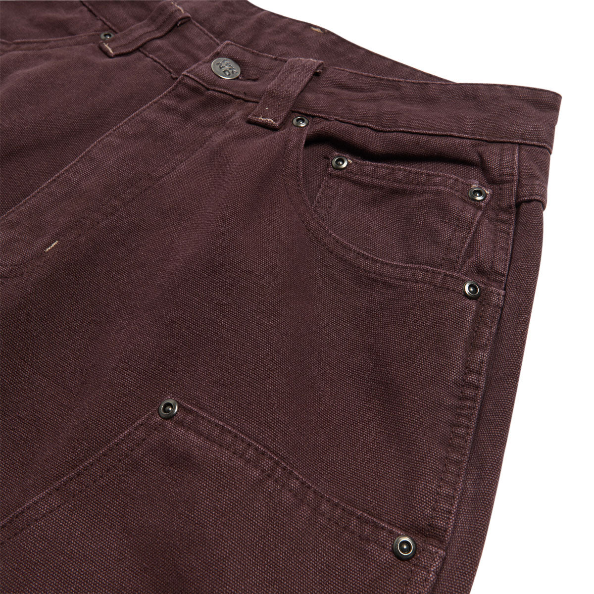 WKND Damn Near Carpenter Single Knee Canvas Pants - Brown - Image 3