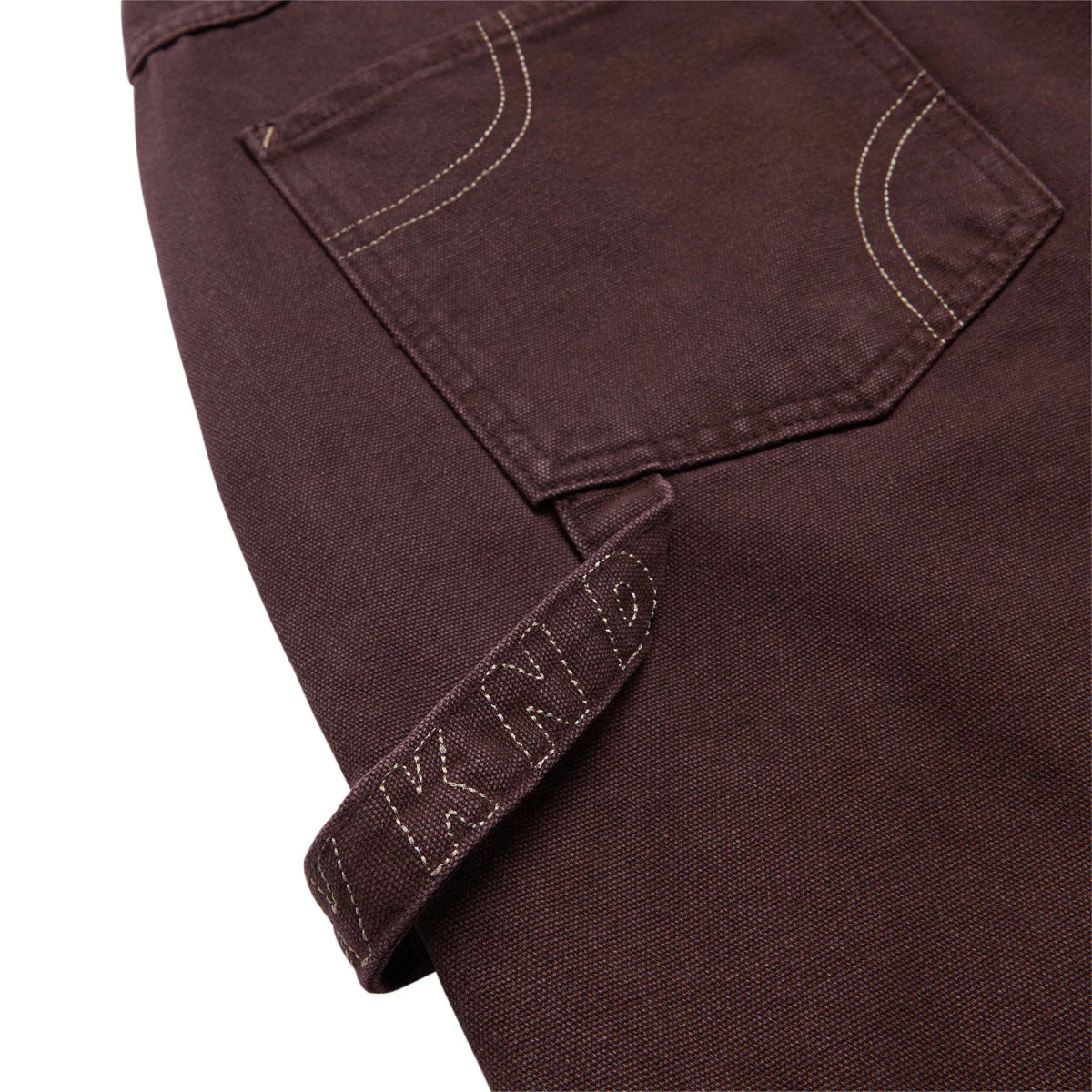 WKND Damn Near Carpenter Single Knee Canvas Pants - Brown - Image 5