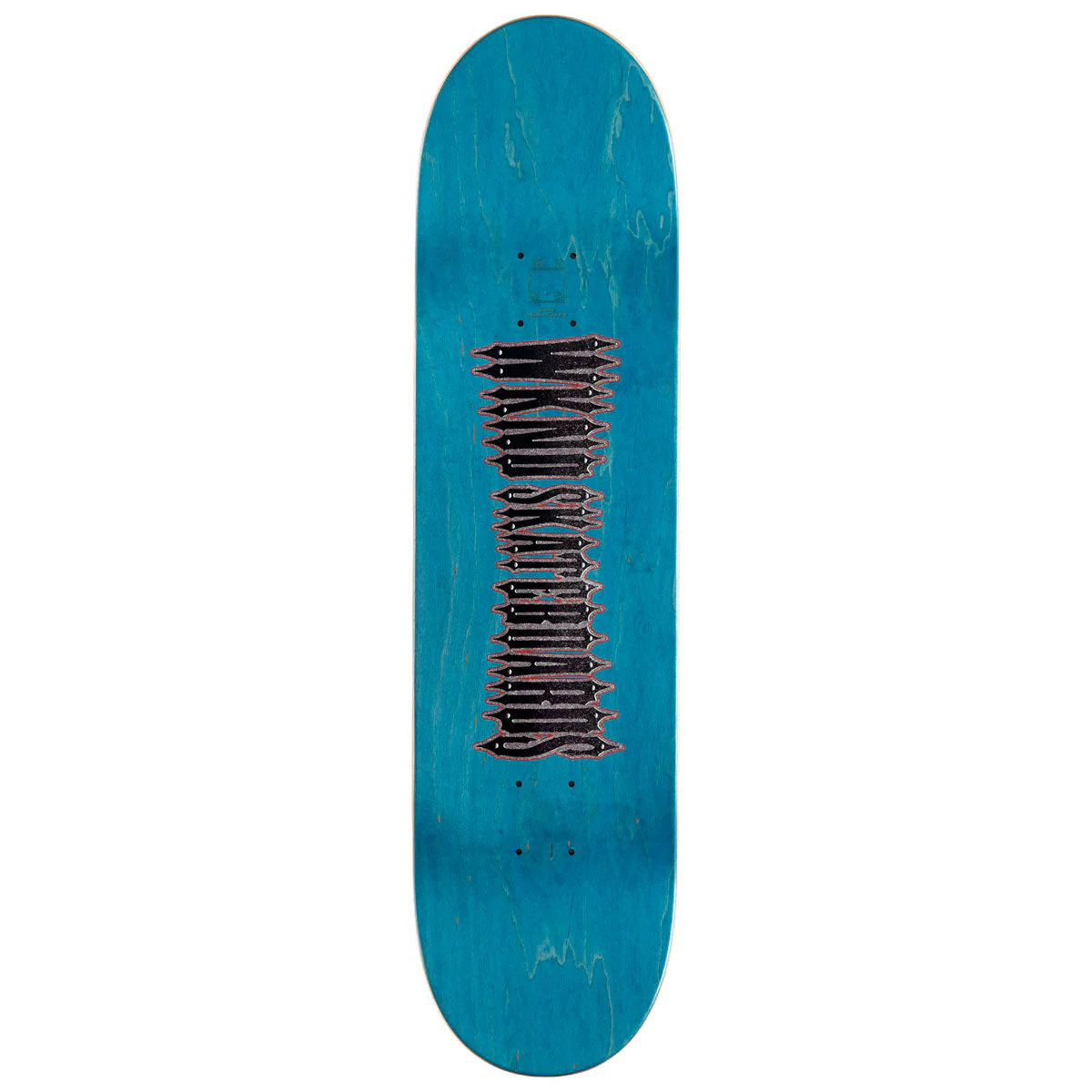 WKND Dusted Team MC Skateboard Complete - Black - 8.25" - Image 2