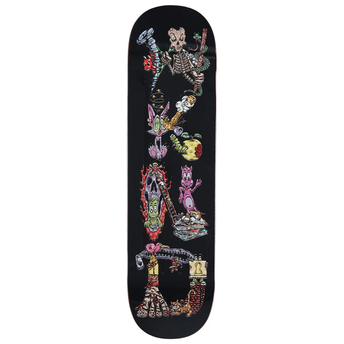 WKND Dusted Team SN Skateboard Deck - Black - 8.375"
