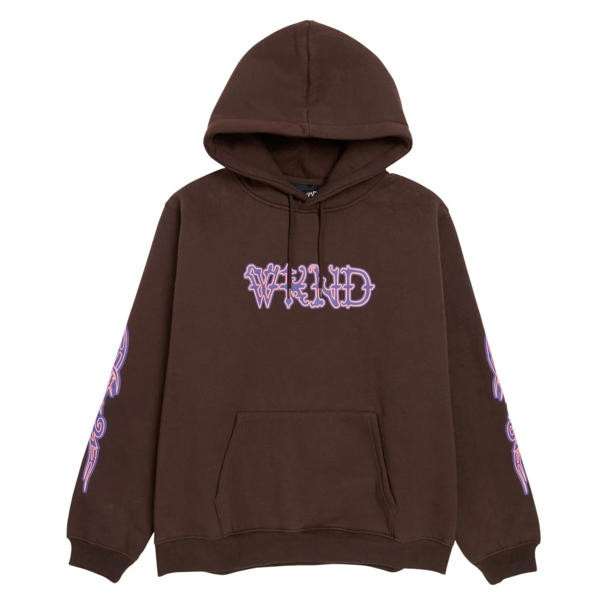 WKND Huldra Script Hoodie - Brown