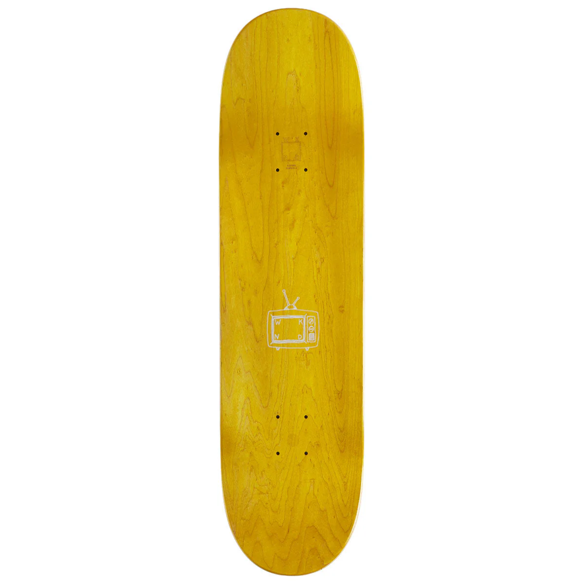 WKND Logo PS Skateboard Deck - Black/Silver - 8.375" - Image 2
